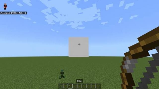 Игрок стреляет по мишени