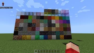 Множество различных блоков