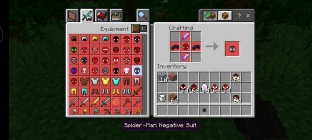 Второй костюм Человека Паука из Playstation крафт