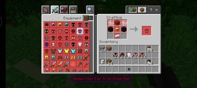 Костюм паука крафт