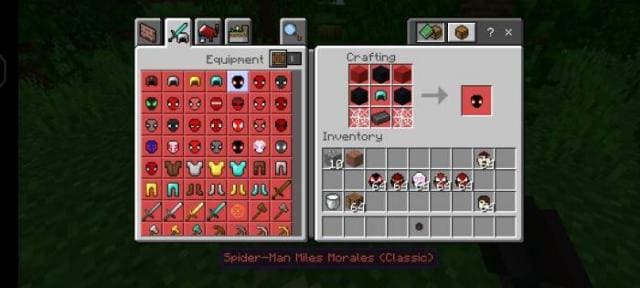 Девятый костюм Человека Паука из комиксов крафт