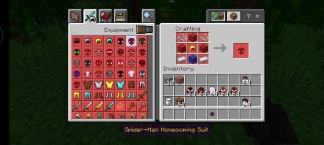 Второй костюм Человека Паука Тома Холланда крафт