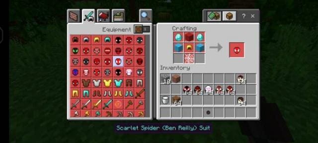 Третий костюм Человека Паука из комиксов крафт