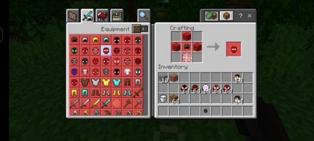 Красный костюм крафт