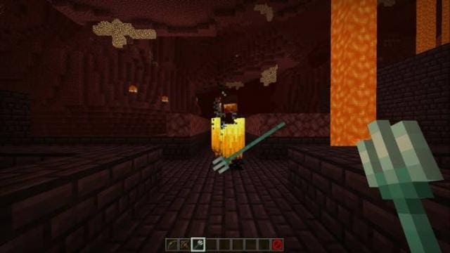 Бросок трезубца в Дикое пламя