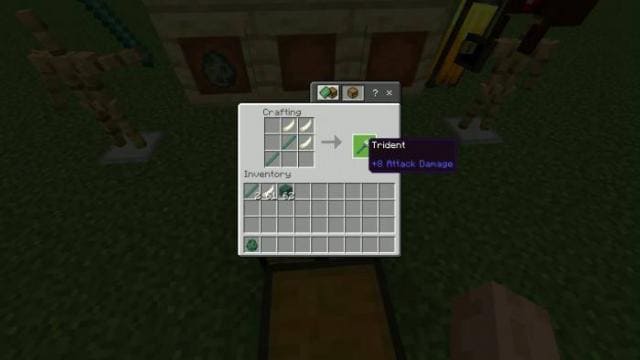 Трезубец из зубов