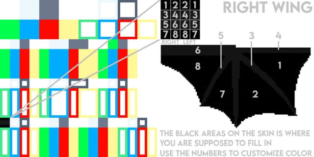 Изменение крыльев