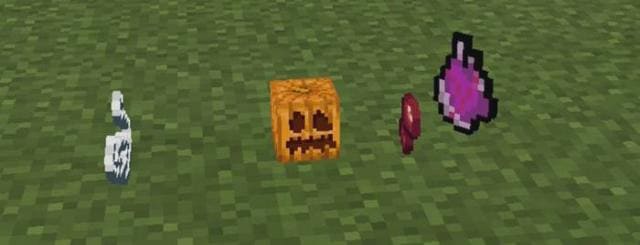 Выпавшие предметы с мимика-тыквы