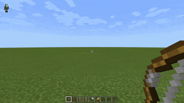 Анимация использования лука и арбалета