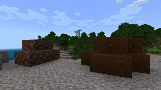 Блоки кофе в игре