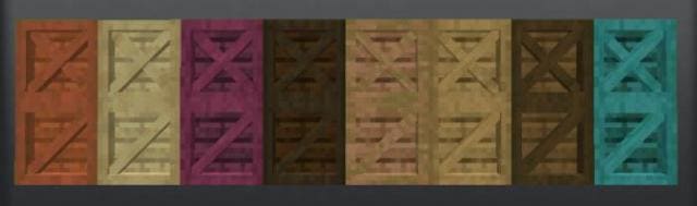 Коробки из разных видов древесины