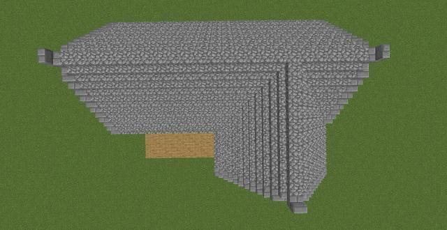 Вид на домик-таверну сверху 2