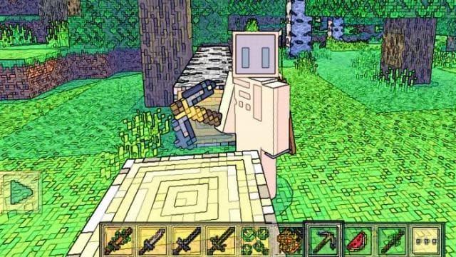 Необычный вид игрока и графики