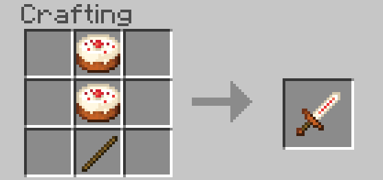 Инструменты из торта