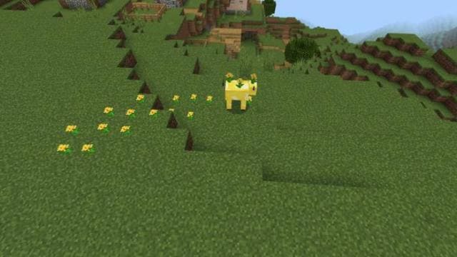 Коровы с одуванчиками на поле