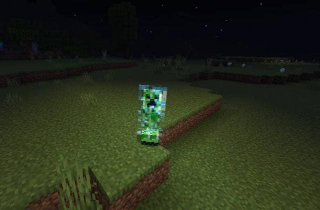 Освещение от заряженного крипера