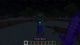 Применение портального меча