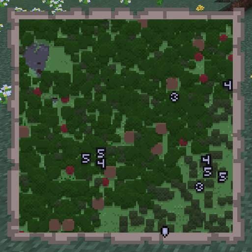 Разные номера на карте