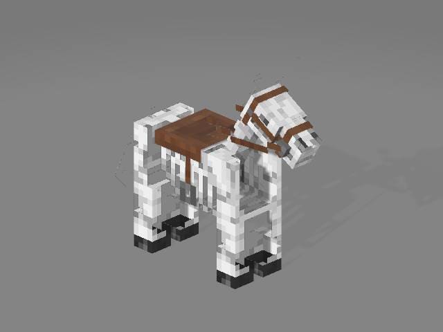 Лошадь-скелет