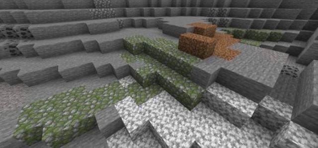 Представление замшелых участков