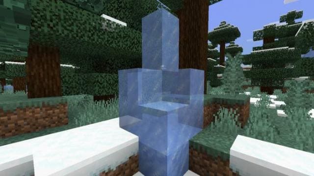 Маленькие ледяные шипы