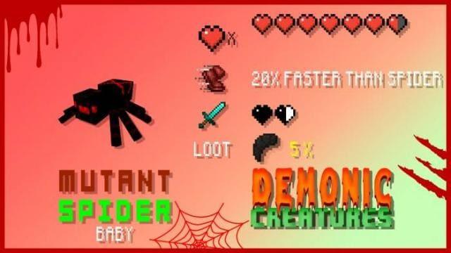 Мутировавший паук-ребенок