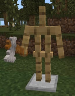 Звериный топор на стойке для брони