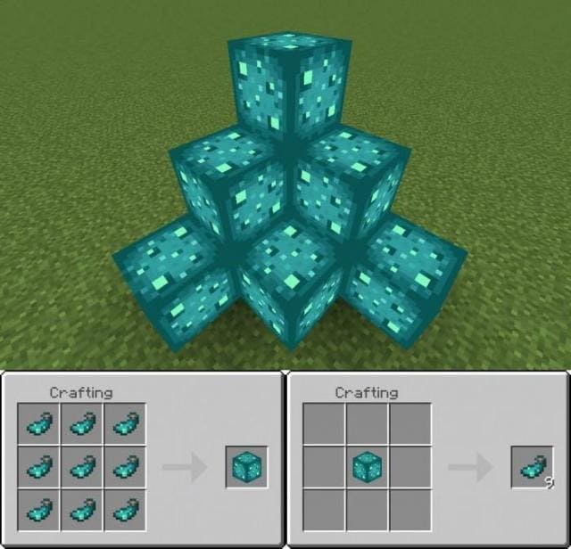 Блок светящихся чернил