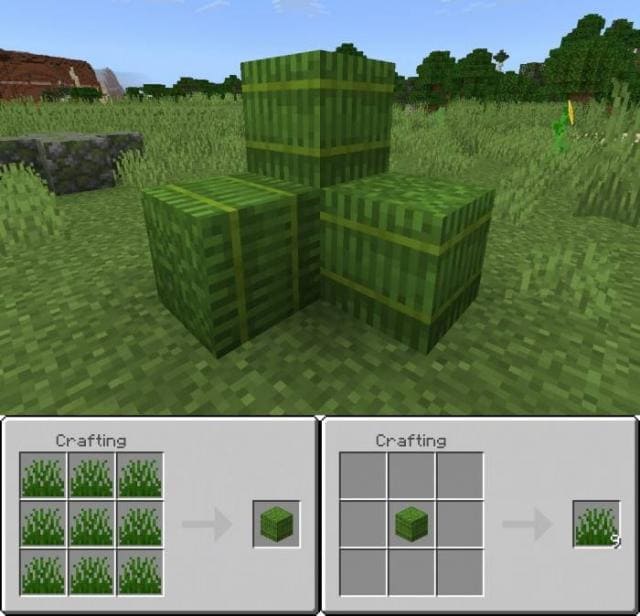 Стог высокой травы