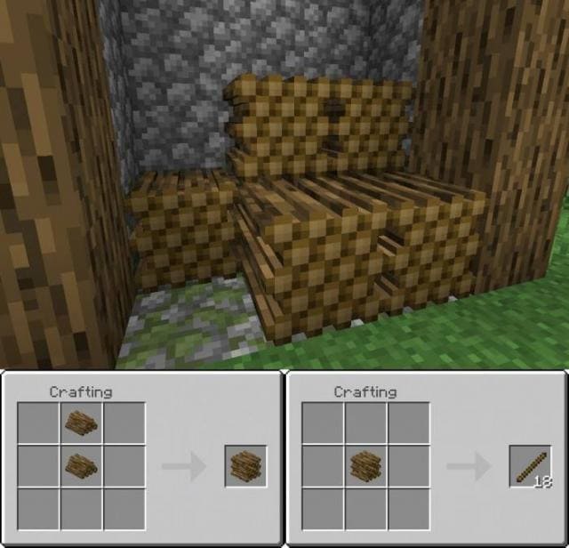 Блок стопки палочек