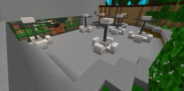 Внутренняя часть гостевого центра