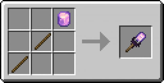 Крафт аметистового жезла