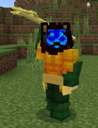 Анимация броска трезубца