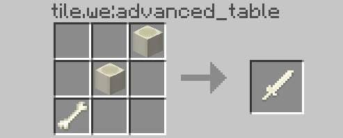 Крафт костяного меча