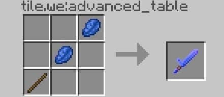 Крафт лазуритового меча