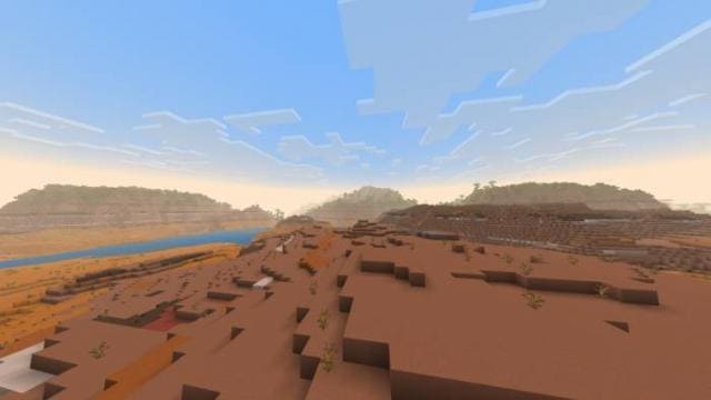 Красивый биом меса