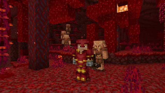 Позолоченные доспехи из смертельного незерита