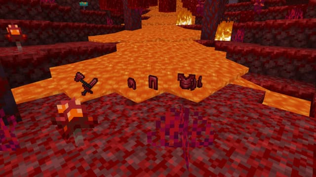 Броня на лаве