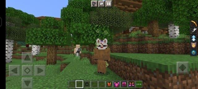 Маска Оками на игроке