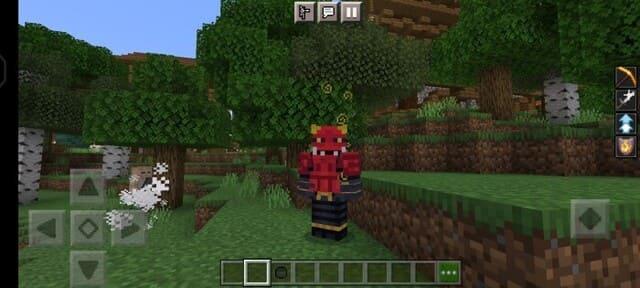 Броня Они на пользователе