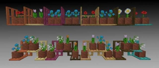 Множество цветов