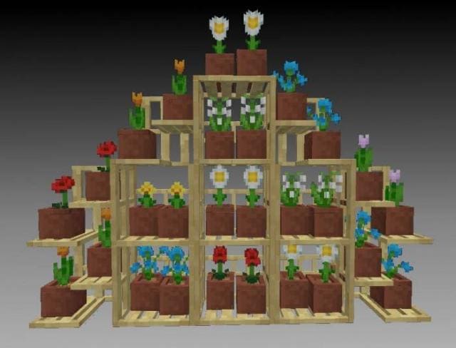 Стенд из цветов