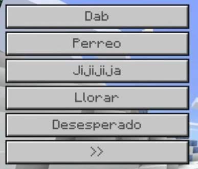 Меню эмоций