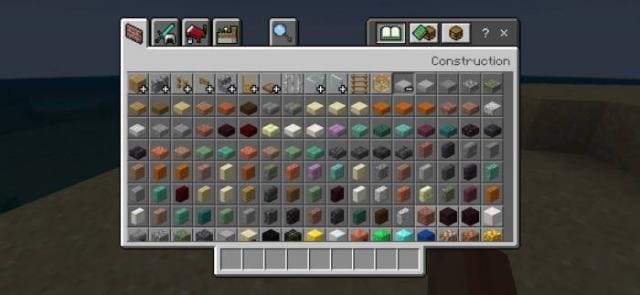 Вертикальные полублоки в творческом режиме