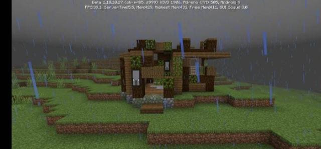 Разрушенный домик