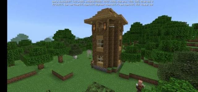 Большая башня в лесу