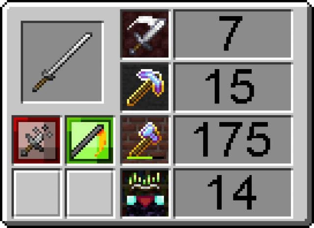 Улучшенная железная катана