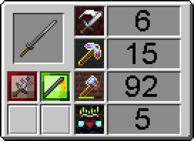 Улучшенная каменная катана