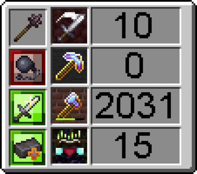 Незеритовая колючая булава