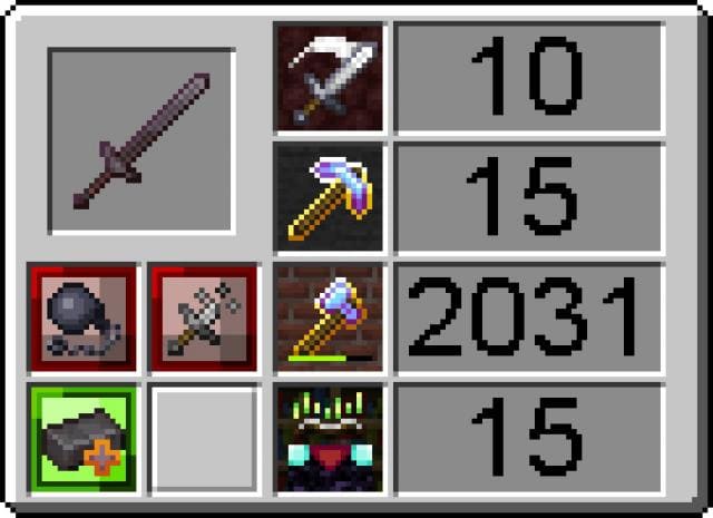 Незеритовый шотландский клеймор